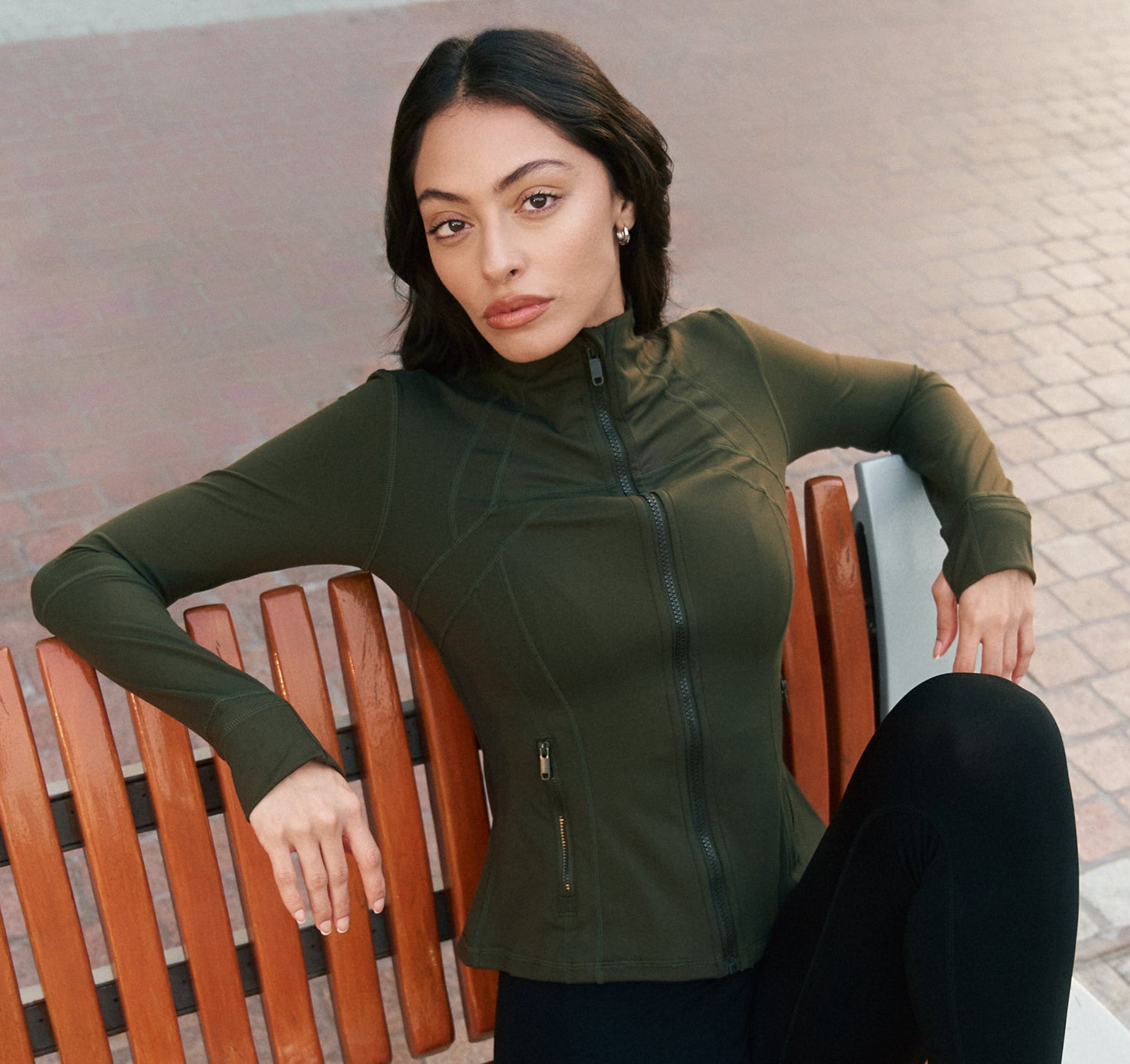 Flow Fit Jacket - Olive Green