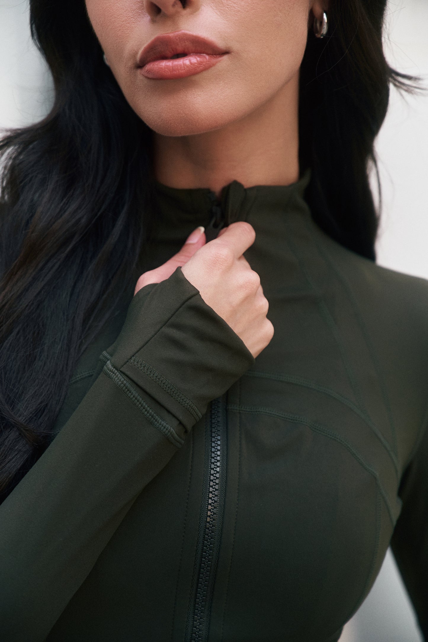 Flow Fit Jacket - Olive Green