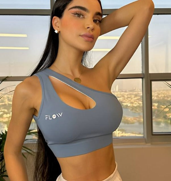 1-Shoulder Sports Bra